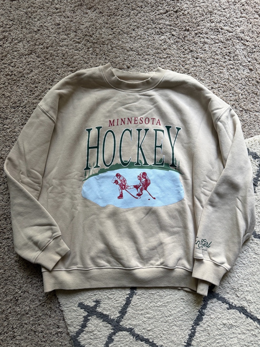 Fan Girl Minnesota Hockey Sweatshirt